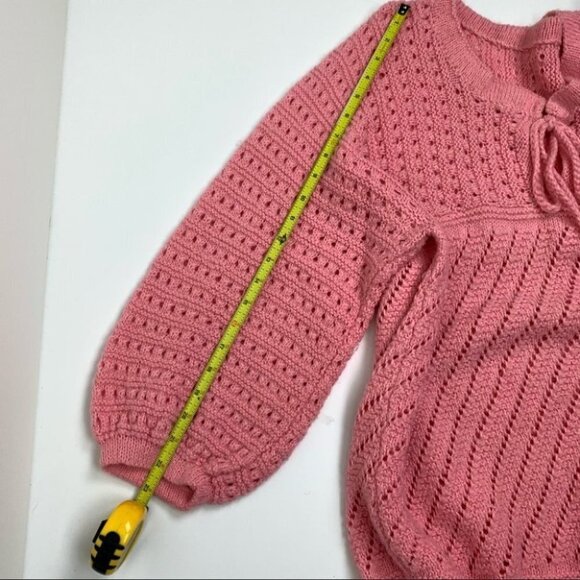 **Host  Pick** Handcrafted Pink Sweater Dress - Picture 7 of 7